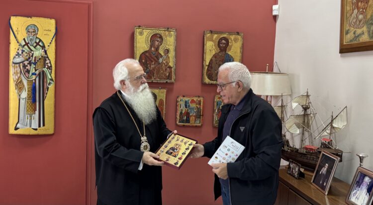 Συνάντηση του Μητροπολίτου Δημητριάδος με τον νέο Δ/κτή του Νοσοκομείου Βόλου