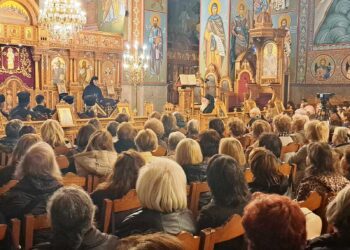 Εξαίρετη διάλεξη για την Οσία Γαβριηλία από την Γερόντισσα Φιλοθέη στον Βόλο