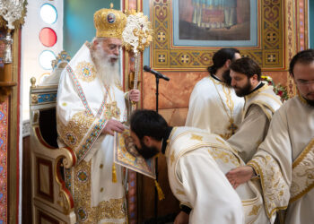 Επέτειος ενθρονίσεως του Μητροπολίτη Μαντινείας και Κυνουρίας και Χειροτονία Διακόνου