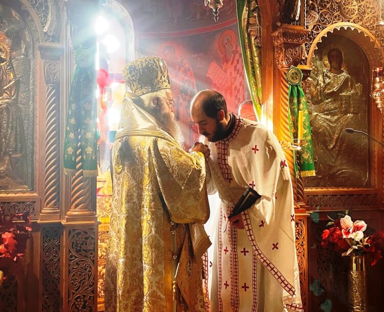 Χειροτονία νέου Πρεσβυτέρου στη Μονή Χρυσοπηγής