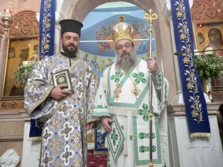 ΕΟΡΤΗ ΑΓ. ΣΠΥΡΙΔΩΝΟΣ ΣΤΗΝ Ι.Μ. ΧΙΟΥ μέ κουρά μοναχοῦ καί χειροτονία Διακόνου