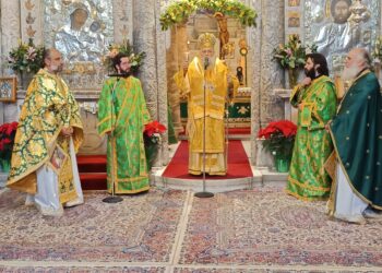 Η εορτή των Χριστουγέννων στο Ιερό Προσκύνημα Παναγίας Εκατονταπυλιανής Πάρου