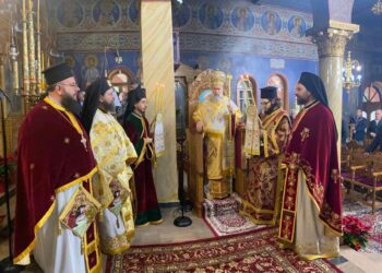 Λαμπρός εορτασμός της Συνάξεως της Υπεραγίας Θεοτόκου στον Ι.Ν. Κοιμήσεως Φαρσάλων