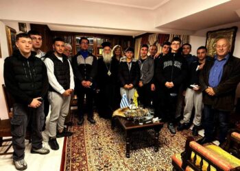 Μαθητές λυκείου επισκέτηκαν τον Μητροπολίτη Κορίνθου
