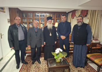 Εθυμοτυπικές επισκέψεις στον Μητροπολίτη Κορίνθου