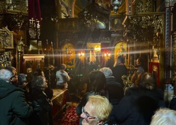 Εόρτια επίσκεψη του Μητροπολίτη Φθιώτιδος στην Ιερά Μονή Παναγίας Ελεούσης Ξυνιάδος