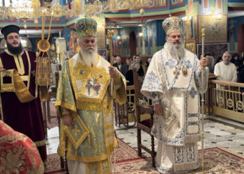 Χειροτονίες τριών Διακόνων και ονομαστήρια Μητροπολίτου πρ. Καλαβρύτων και Αιγιαλείας Αμβροσίου