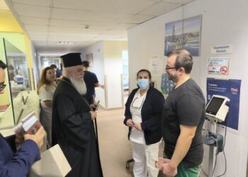 Ποιμαντική παρουσία αγάπης του Μητροπολίτου Καλαβρύτων και Αιγιαλείας στο Νοσοκομείο Αιγίου