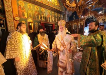 Ο εορτασμός του Οσίου Παταίου στην ομώνυμη Ιερά Μονή στα Γεράνεια όρη