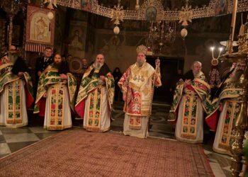 Ο Μητροπολίτης Ν. Ιωνίας στο Άγιον Όρος για την εορτή του Αγίου Κοσμά του Πρώτου