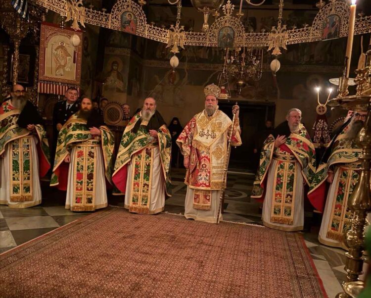 Ο Μητροπολίτης Ν. Ιωνίας  στο Άγιον Όρος για την εορτή  του Αγίου Κοσμά του Πρώτου