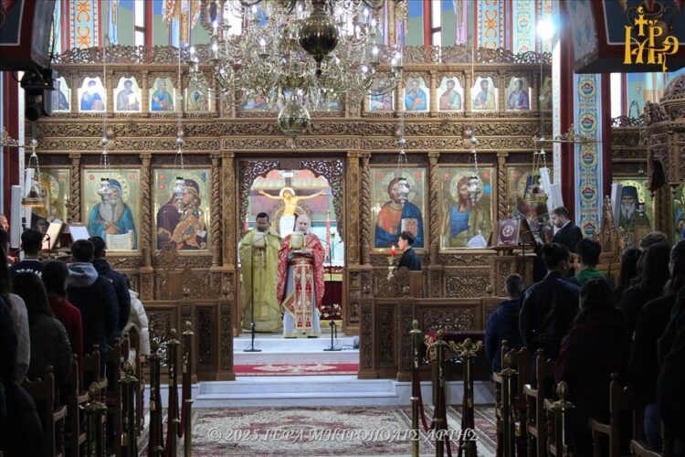 Εκκλησιασμός μαθητών στον Ναό Αγίου Μαξίμου του Γραικού Άρτης