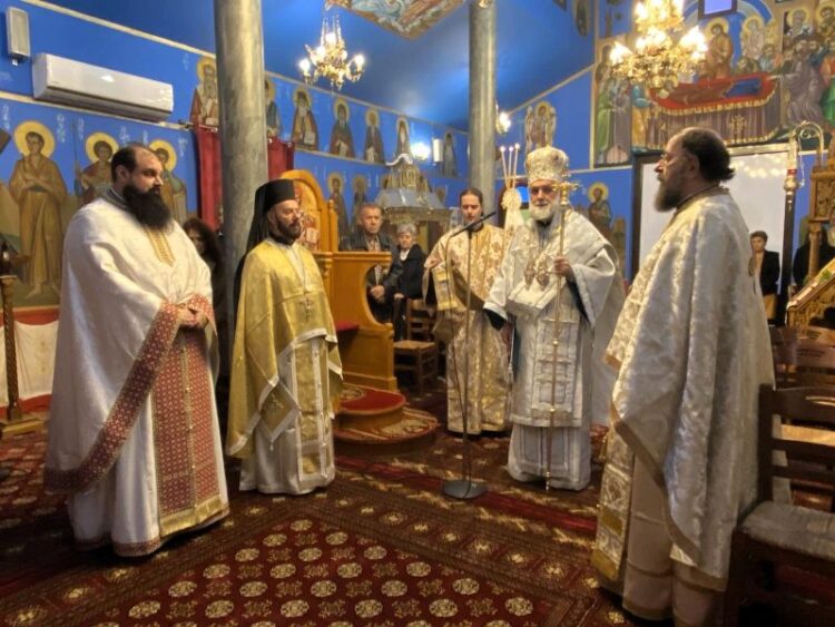 Ο ΘΕΟΦΙΛΕΣΤΑΤΟΣ ΕΠΙΣΚΟΠΟΣ ΣΚΟΠΕΛΟΥ  ΣΤΗΝ ΑΓ. ΣΟΦΙΑ ΞΗΡΟΒΡΥΣΗΣ ΧΑΛΚΙΔΟΣ