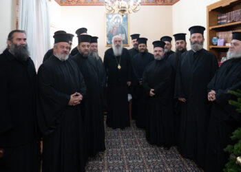 Συνάντηση Μητροπολίτου Μαντινείας και Κυνουρίας  Επιφανίου με τους επιτυχόντες κληρικούς