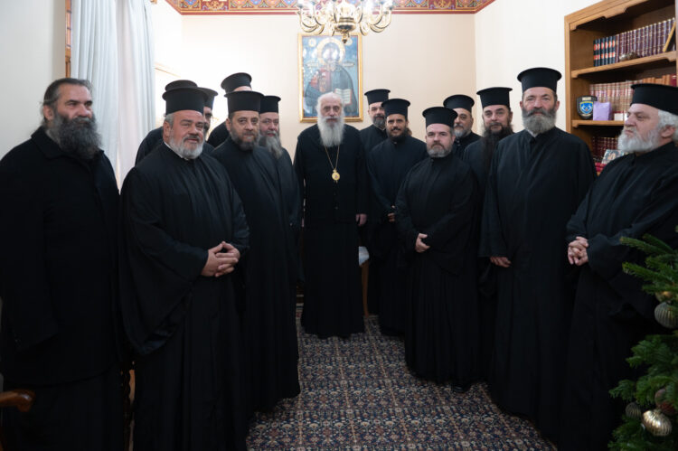 Συνάντηση Μητροπολίτου Μαντινείας και Κυνουρίας  Επιφανίου με τους επιτυχόντες κληρικούς