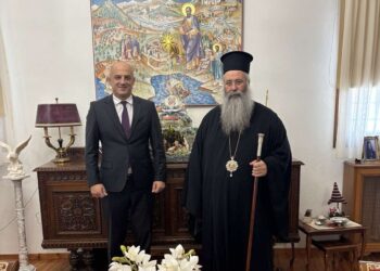 Ο Πρέσβης της Σερβίας στη Μητρόπολη Κίτρους