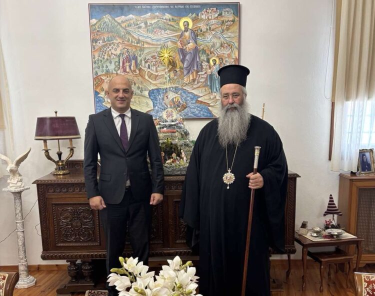 Ο Πρέσβης της Σερβίας στη Μητρόπολη Κίτρους