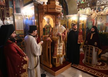 Ο Mητροπολίτης Μαντινείας και Κυνουρίας στην ιστορική Ιερά Μονή Καλτεζών