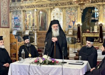 Ιερατική Σύναξη στην Ιερά Μητρόπολη Μαντινείας και Κυνουρίας