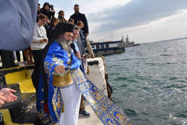 Εορτασμός Αγίων Θεοφανίων στον Ναύσταθμο Σαλαμίνας