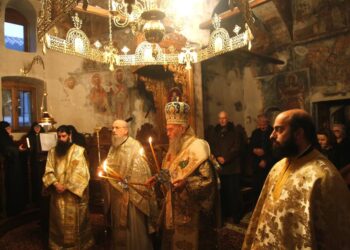 Ἡ Σύναξη τοῦ ἁγίου Ἰωάννου τοῦ Προδρόμου στήν Ἱερὰ Μονὴ Τιμίου Προδρόμου Βομβοκοῦς