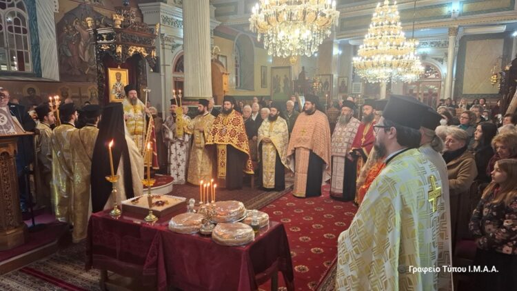 Η εορτή των Τριών Ιεραρχών στην Ι. Μ. Αιτωλοακαρνανίας