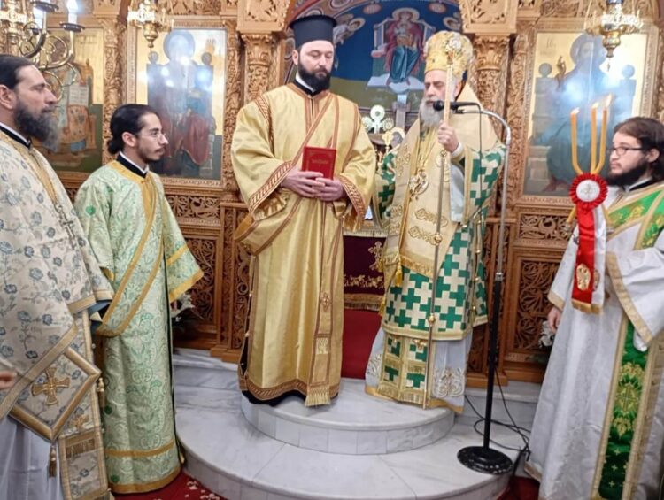 Χειροτονία νέου διακόνου στην Ι. Μητρόπολη Θεσσαλιώτιδος και Φαναριοφερσάλων