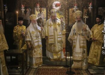 Λαμπρό Πολυαρχιερατικό Συλλείτουργο  επί τη μνήμη του Οσίου Βησσαρίωνος του Αγαθωνίτου