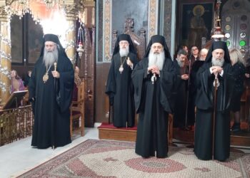 Εσπερινός ονομαστηρίων Μητροπολίτου Θεσσαλιώτιδος και Φαναριοφερσάλων Τιμοθέου