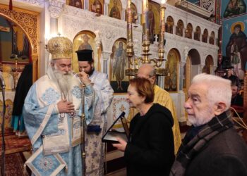 Η Κυριακή των ευεργετών στον Ι. Ναό Ευαγγελισμού της Θεοτόκου Αγίων Θεοδώρων