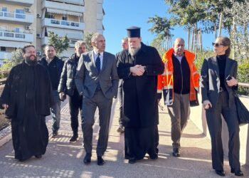 Επίσκεψη του Υπουργού Εξωτερικών κ. Γεραπετρίτη στο «Ιωνικό Κέντρο» της Ι.Μ. Νέας Ιωνίας