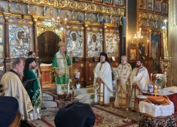 Η ΕΟΡΤΗ ΤΩΝ ΠΡΟΣΤΑΤΩΝ ΤΩΝ ΕΛΛΗΝΙΚΩΝ ΓΡΑΜΜΑΤΩΝ ΚΑΙ ΤΗΣ ΠΑΙΔΕΙΑΣ ΣΤΗΝ ΙΕΡΑ ΜΗΤΡΟΠΟΛΗ ΧΑΛΚΙΔΟΣ