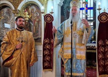 Χειροτονία Διακόνου την Κυριακή προ των Φώτων στην Ενορία Αγίου Τρύφωνος Ν. Λαμψάκου