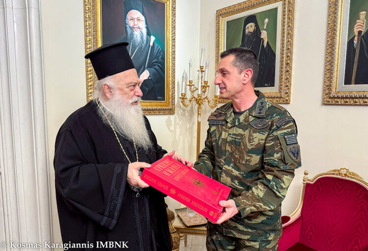 Εθιμοτυπική επίσκεψη από τον νέο Διοικητή της Ι Μεραρχίας Πεζικού στον Μητροπολίτη Βεροίας