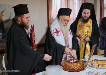 Κοπή Βασιλόπιτας από την Ιερά Μητρόπολη στο ΚΕ.Μ.Α.Ε.Δ. Βεροίας