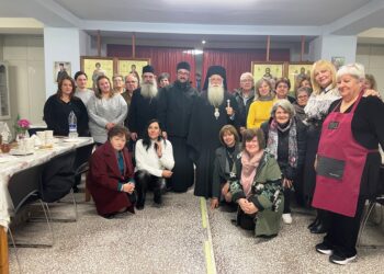 Επίσκεψη του Μητρ. Δημητριάδος στον Ιερό Ναό Αγίου Τρύφωνος Βόλου