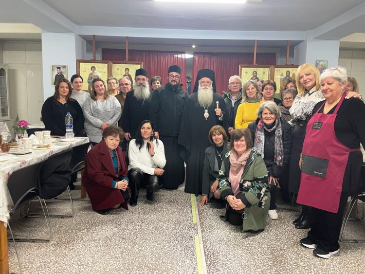 Επίσκεψη του Μητρ. Δημητριάδος στον Ιερό Ναό Αγίου Τρύφωνος Βόλου