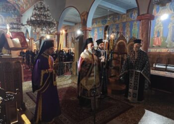 Προηγιασμένη Θεία Λειτουργία στον Ι.Ν. Αγίας Παρασκευής Μυρίνης