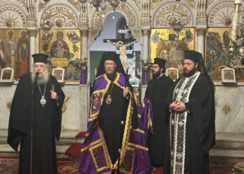 Ο Πρώτος Κατανυκτικός Εσπερινός στην Ι.Μ. Παροναξίας