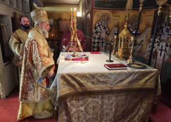 Με κατάνυξη εορτάσθηκε η Υπαπαντή του Κυρίου στο Θετίδιο Φαρσάλων