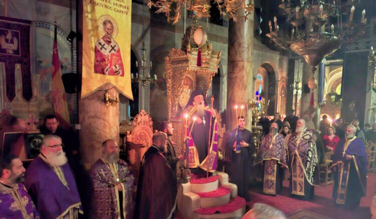 Ο Εσπερινός της Συγχωρήσεως στη Σάμο