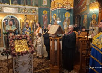 Η Α’ Στάση των Χαιρετισμών της Παναγίας  στο Μενίδι Αιτωλοακαρνανίας