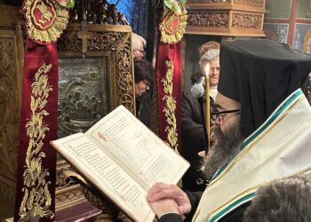 Η Ά Στάση των Χαιρετισμών στην Ιερά Μητρόπολη Μαντινείας και Κυνουρίας