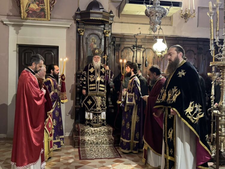 Χειροτονία Διακόνου στην Κέρκυρα την Α’ Τετάρτη των Νηστειών