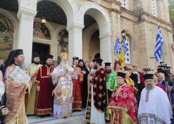 ΜΕ ΛΑΜΠΡΟΤΗΤΑ ΕΟΡΤΑΣΕ ΤΟ ΞΥΛΟΚΑΣΤΡΟ ΤΗ ΜΝΗΜΗ ΤΟΥ ΠΟΛΙΟΥΧΟΥ ΤΟΥ ΑΓ. ΙΕΡΟΜΑΡΤΥΡΟΣ ΒΛΑΣΙΟΥ