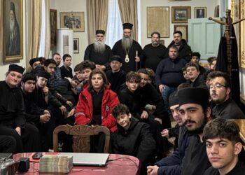 Ο ΜΗΤΡΟΠΟΛΙΤΗΣ ΚΙΤΡΟΥΣ ΓΕΩΡΓΙΟΣ ΣΤΗΝ ΑΘΩΝΙΑΔΑ ΕΚΚΛΗΣΙΑΣΤΙΚΗ ΑΚΑΔΗΜΙΑ