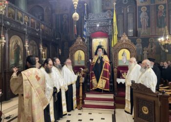 Ο Εσπερινός της Συγγνώμης στον Ιερό Μητροπολιτικό Ναό Γρεβενών