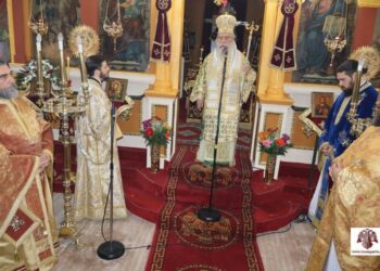 Με λαμπρότητα η πανήγυρη στον Ι.Ν. Αγίων Θεοδώρων Τρύπης