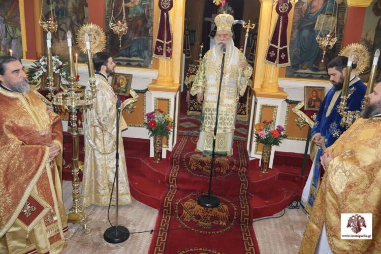 Με λαμπρότητα η πανήγυρη στον Ι.Ν. Αγίων Θεοδώρων Τρύπης