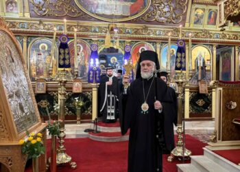 Ο ΕΠΙΣΚΟΠΟΣ ΣΚΟΠΕΛΟΥ ΣΤΗ Β. ΕΥΒΟΙΑ ΓΙΑ ΤΗΝ ΕΝΑΡΞΗ ΤΗΣ Μ. ΤΕΣΣΑΡΑΚΟΣΤΗΣ